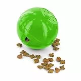 PetSafe SlimCat Interaktiver Futterball - Leichtes, Spülmaschinenfestes Spielzeug - Verschiedene Portioneinstellungen - BPA-freies Plastik - Langsame Fütterung für bessere Verdauung - Grün