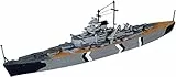 Revell Modellbausatz Schiff 1:1200 Bismarck im Maßstab 1:1200, Level 4, originalgetreue Nachbildung mit vielen Details, 05802 80-5802 Wie Angegeben