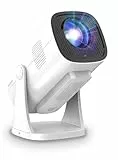 Philips Neopix 250, Heimkino-Beamer, Full HD 1920 x 1080p, um 180 Grad drehbar, Google TV, Spiegelmodus, Wi-Fi 6, Stereoton 2x3 Watt, Weiß