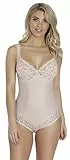Rosme Lingerie Figurformender Body für Damen, Kollektion Anette, Beige, Größe 95B