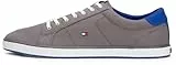 Tommy Hilfiger Herren Vulcanized Sneaker Schuhe, Grau (Steel Grey), 43 EU