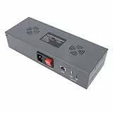 Ejoyous PoE-Injektor- und Splitter-Kit, 150-W-Gigabit-PoE-Injektor, Eisen und ABS, 48 V 3 A Plus USB A und Typ C, 1000 Mbit/s, für Mini Dish Home RV Outdoor-Einsatz (EU-Stecker)