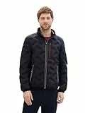 TOM TAILOR Herren 1042489 Hybrid Jacke mit Kapuze im Stehkragen, 10668-sky Captain Blue, L
