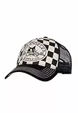 King Kerosin Herren Retro Trucker Cap Mit Dragster Stickerei – Mit Netzrücken, Gebogenem Schirm & Motorsport Statement – Atmungsaktiv Los Angeles Supply Co