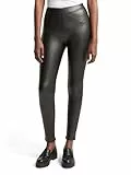 TOM TAILOR Denim Damen Leggings in Fake-Leder-Optik