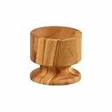 KESPER | Eierbecher aus Olivenholz, Eierhalter für Frühstücksei, Maße: Ø 5,5 cm x H: 5 cm, natürliche Holzmaserung | 84050