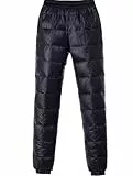 HOTIAN Damen Daunenhose Ultraleichte Winter Warme Daunenhose Jogginghose Winddicht Winterhose Wasserabweisend Skihose Thermohose