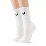 Durio Unisex Socken mit Regenbogen Muster LGBTQ Socken Stolz Sportsocken Gestreifte Regenbogen für Herren und Damen