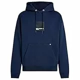 Karl Lagerfeld Jeans Herren Regular Box Logo Hoodie Schwarze Iris L