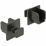 Delock 64010 Staubschutz für USB 3.0 Typ-B Buchse mit Griff 10 Stück Schwarz