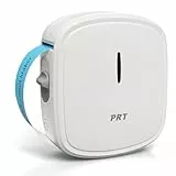 prt Qutie Bluetooth Beschriftungsgerät Selbstklebend, Tragbarer Mini Etikettiergerät, USB Aufladen Etikettendrucker, labelmaker für Zuhause, Büro, Datum, Name, Kompatibel, iOS & Android