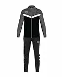 JAKO Unisex Polyesteranzug Iconic, schwarz/anthrazit, XL