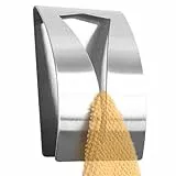 RICOO 1 x Edelstahl Haken selbstklebend MH017-1 Klebehaken Badezimmer Handtuchhaken ohne Bohren Geschirrtuchhalter Handtuchhalter Küche Küchenhandtuchhalter Metallhaken zum Einhängen Tuchhalter