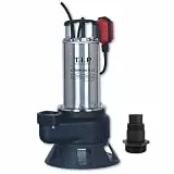 T.I.P. Extrema 600/14 CX Edelstahl Schmutzwasser Tauchpumpe - Baupumpe mit 36.000l/h Leistung, Wasserdicht, Robust für Flüssigkeit bis 95°C, 30194