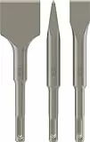 Bosch 3x PRO SDS plus-4C Meißel-Set, Kurzmeißel, 3-tlg. (für Beton, Ziegelstein, Ø mm, Professional Zubehör Bohrhammer, Abbruchhammer)