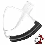 Lcyen Flex Edge Schlägel für KitchenAid, Rührer für KitchenAid, 11,4-5 Quart für Kitchen Aid Stand Mixer Küchenmaschine, Flexirührer Zubehör für Kitchenaid Standrührer, Schlägel mit Silikonkanten