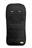Altabebe (AL2200-02) Übergangsfußsack, Sommerfußsack, für alle gängigen Kinderwagen Buggys und Jogger, Farbe: Schwarz