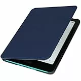 ZhaoCo Hülle für 7-Zoll Kindle Paperwhite (12. Generation-2024), Kindle Colorsoft Signature und 7'' Kindle Paperwhite Signature Edition 2024 E-Reader, Schlanke Schutzhülle aus PU-Leder - C Blau