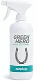 Green Hero Hufpflege für Pferde 500 ml Pflegt Haut und Huf bei Strahlfäule Mauke und Hautverletzungen Strahlpflege Huf Pflege Spray auf natürlicher Basis Made in Germany