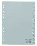 Durable Zahlenregister 1-31, A4 Register aus PP, 10 Stück, grau, 652310