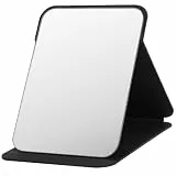 OSDUE Reisespiegel Klappbar, Klappbar Make-up, Tragbar Kosmetikspiegel, Klappbarer Reisespiegel für Tischplatte, Handheld, Zuhause und Reisenutzung (Großer - 20.5x15.5CM)