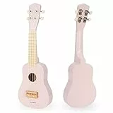Mamabrum, Holzgitarre für Kinder, Ukulele für Babys, Musikinstrumente zum Spaß, lehrt einfache Akkorde, regt das Gehör an, imitiert ein echtes Instrument, Rollenspiel – Gitarrist, Rosa