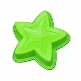 WishesMar Silikonform Form einer Pentagramm Stern Flexible Backform Antihaft Küche Besondere Silikonbackform Tortenformen Kuchenbackform Silikon Form für Brot, Torte, Cake, Backen, Große Gelee