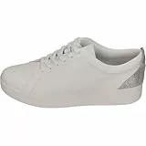 FitFlop Rally Crystal Sneakers HY8-610, Women Sneakers, White, 39 EU