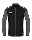 JAKO Herren Polyesterjacke Performance, Schwarz/Anthra Light, XL