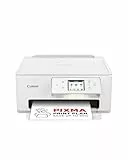 Canon PIXMA TS7650i Multifunktionsdrucker 3in1 (Tintenstrahl,Drucken, Kopieren, Scannen, A4, 6,7 cm Touch LCD, WLAN, Duplexdruck, 2 Papierzuführungen, kompatibel mit Pixma Print Plan ABO) Weiß