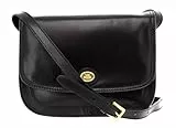 The Bridge Story Donna - Schultertasche Leder 27 cm black