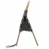 TOPINCN Handgefertigte Blasebälge aus Massivem Holz Zum Entfernen von Feuer und Staub, Benutzerfreundliches Campingwerkzeug für Kamine und Grills, Hochwertiges MDF, 15,75 X 7,09 Zoll