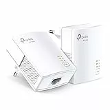 TP-Link Powerline Adapter Set TL-PA7017 KIT(1000Mbit/s, Gigabit-Port, Plug&Play, Kompatibel mit allen HomePlug AV/AV2 Powerline Adaptern, Ideal für Media-Streaming)