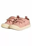 Sterntaler Sneaker Uni - Sportiver Baby Schuh aus Canvas - Kinder Sommer Schuhe mit Rutschfester Sohle - Mädchen Babyschuhe mit Klettverschluss, knöchelhoch - mattrosa,Größe 23