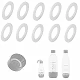 Snapworld-Kaffee Premium Dichtung O-Ring für Sodastream PET Flaschen, Dichtungsringe als Ersatz für den Deckel der Kunstssoffflasche für Wassersprudler als Ersatzteil, Deckeldichtung (10x)