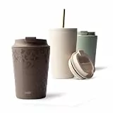 MAMEIDO Thermobecher 350 ml, dichter Kaffeebecher to go aus Edelstahl doppelwandig isoliert, auslaufsicher, Coffee to go Becher warmhaltend (Wild Allure)
