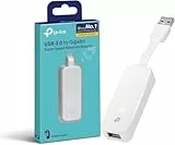 TP-Link UE300 USB auf Ethernet Adapter, USB 3.0 zu RJ45 1000Mbps Ethernet LAN Netzwerkadapter, Plug-and-Play in Windows 11/10, Mac OS und Linux OS, Faltbares und tragbares Design, 1-Pack
