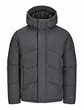 JACK & JONES PLUS Jjworld Puffer Jacket Pls, Asphalt,4XL