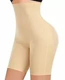 YARRCO Bauchweg Unterhose Damen Shapewear Miederhose Hohe Taille Figurformende Unterwäsche Leggings Body Shaper Miederpants (Beige, S)