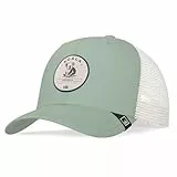 Hanukeii Herren-Baseballmütze, Unisex, Verstellbarer Verschluss hinten, 6 Panels und gebogenes Visier., Grün/Weiß, One Size