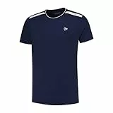 DUNLOP Herren Club Crew Tee, Sport Tennis T-Shirt, Navy/Weiß