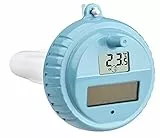 TFA Dostmann Ersatz Solar-Poolsender, 30.3216.20, digital, für TFA Funkstationen 30.3054 | 30.3056, mit Temperaturdisplay, türkis