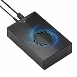 FIDECO Festplattengehäuse 3,5 Zoll, USB 3.0-zu-SATA Externes HDD Gehäuse, Festplatte Gehäuse für 2,5 Zoll oder 3,5 Zoll SATA-Festplatte, UASP Unterstützen