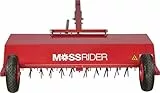 MOSSRIDER Rasenvertikutierer zum Anhängen, robustes Rasenpflegegerät