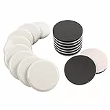 Ezprotekt 89 mm Möbelgleiter, 8 Stück und 8 Stück(16 Stück) Filz-Möbelgleiter, Möbelgleiter für Teppich und Teppich, Filz-Möbelgleiter für Hartholzböden, Beige
