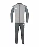 JAKO Herren Trainingsanzug Polyester Performance, Soft Grey/Steingrau, L