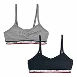 Levi's Kids Mädchen LHG Sportwear Surplice Bra 4L0181 BH, weiß, S