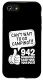 Can't Wait Go Camping Mosquitoes Funny Camper Hülle für iPhone SE (2020) / 7 / 8