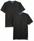 Amazon Essentials Herren Active Performance Tech T-Shirt (erhältlich in Big & Tall), 2er-Pack, Schwarz, Large