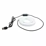 Elprico Computer -LED -Strip -Licht, LED -Streifen -Lichtsynchronisation mit Bildschirmfarbe/Musik, Computerlichtleiste Hinter Dem Bildschirm, Überwachung von LED -Hintergrundlichtern
